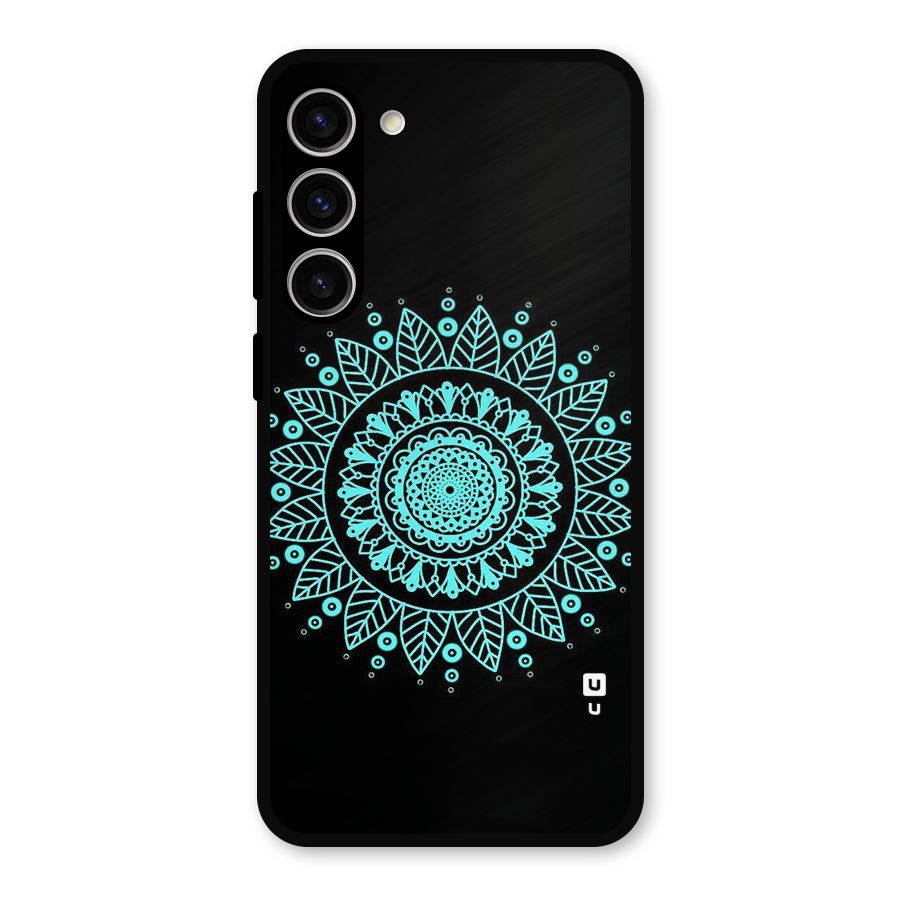Circles Pattern Art Metal Back Case for Galaxy S23 Plus