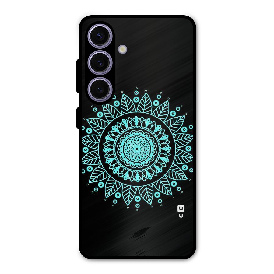 Circles Pattern Art Metal Back Case for Galaxy S24