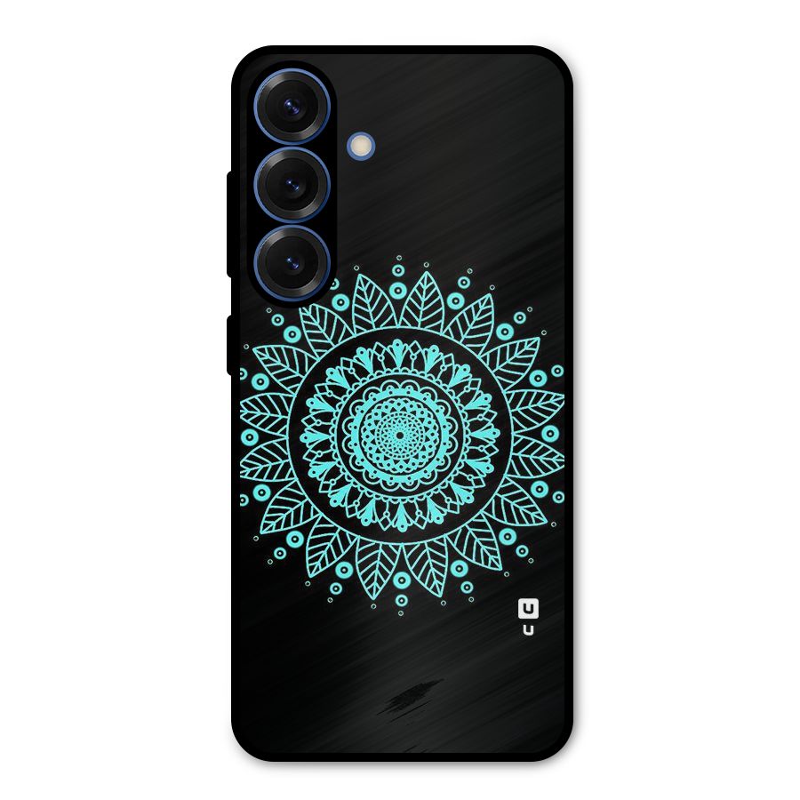 Circles Pattern Art Metal Back Case for Galaxy S25