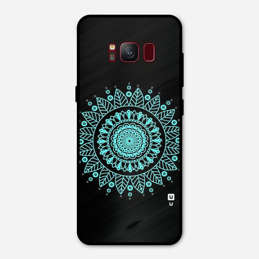 Circles Pattern Art Metal Back Case for Galaxy S8