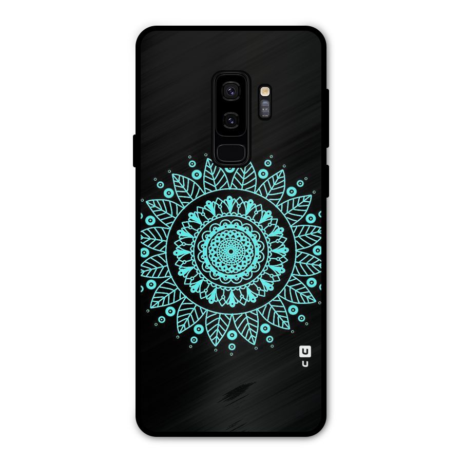 Circles Pattern Art Metal Back Case for Galaxy S9 Plus