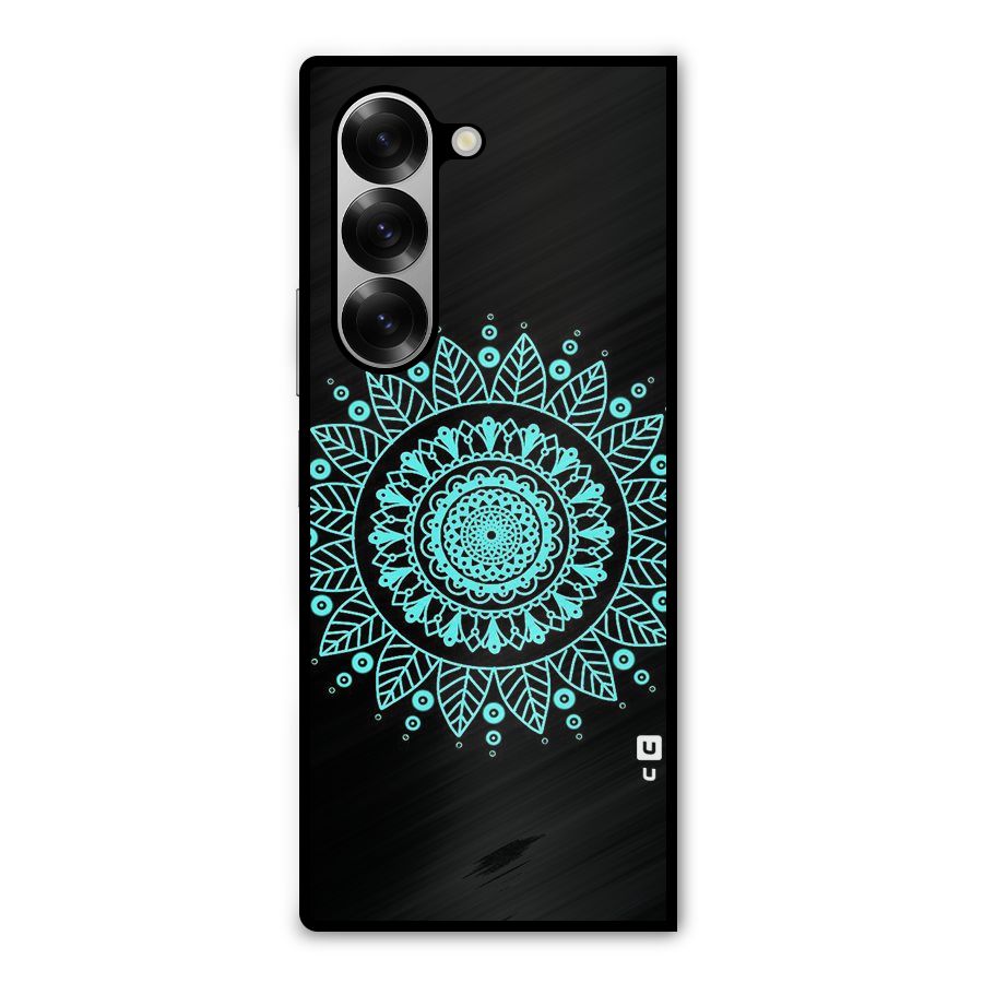 Circles Pattern Art Metal Back Case for Galaxy Z Fold6