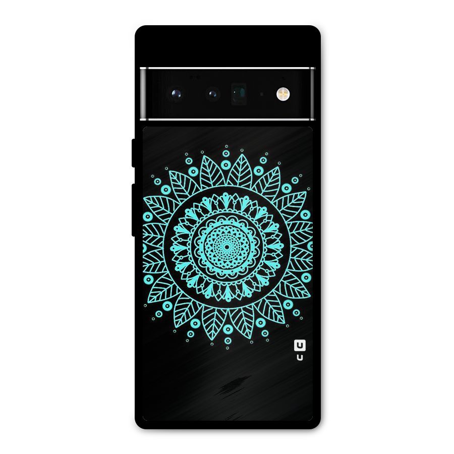 Circles Pattern Art Metal Back Case for Google Pixel 6 Pro