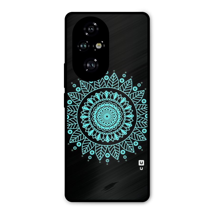 Circles Pattern Art Metal Back Case for Honor 200 Pro