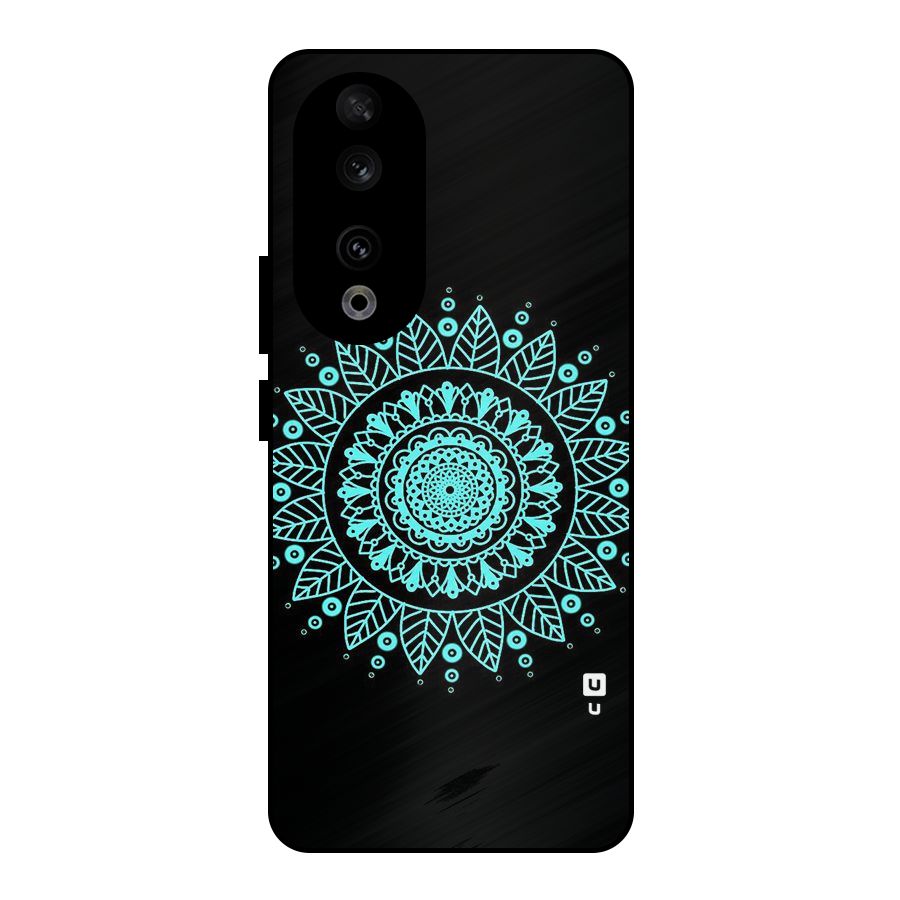 Circles Pattern Art Metal Back Case for Honor 90