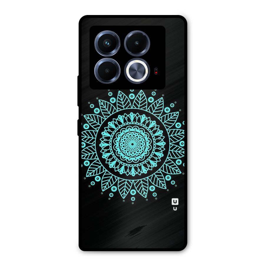 Circles Pattern Art Metal Back Case for Infinix Note 40 5G