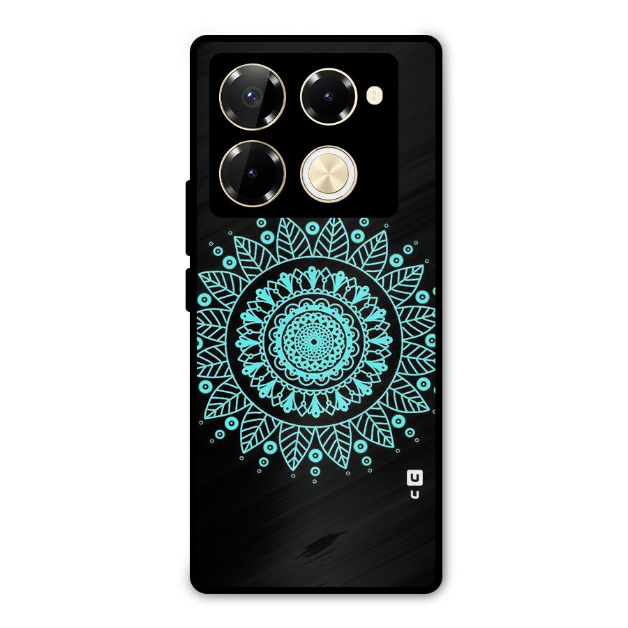 Circles Pattern Art Metal Back Case for Infinix Note 40 Pro Plus