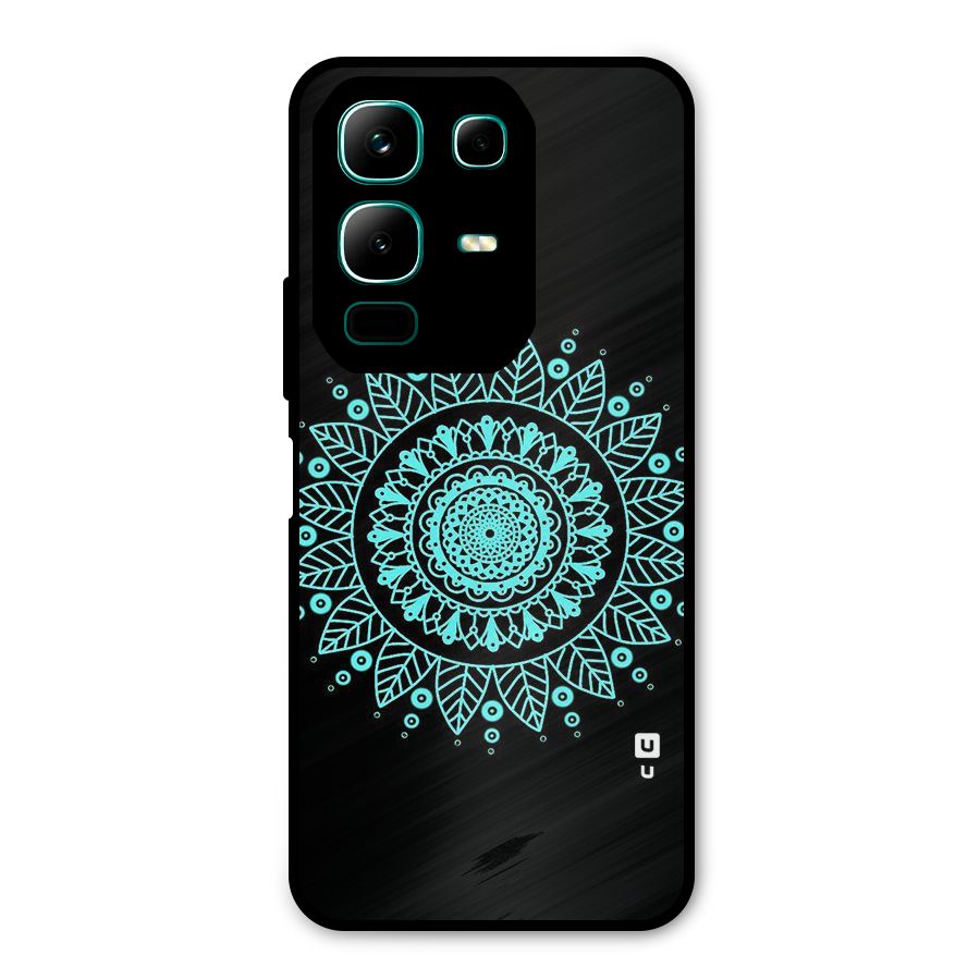Circles Pattern Art Metal Back Case for Infinix Note 50x