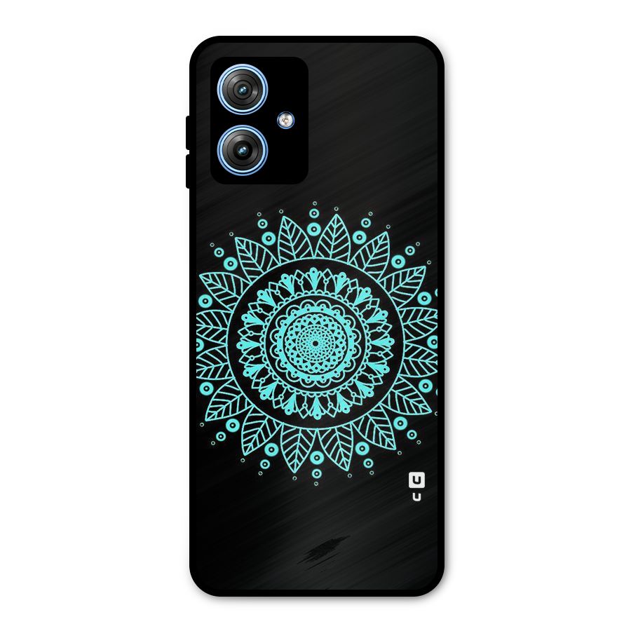 Circles Pattern Art Metal Back Case for Moto G54