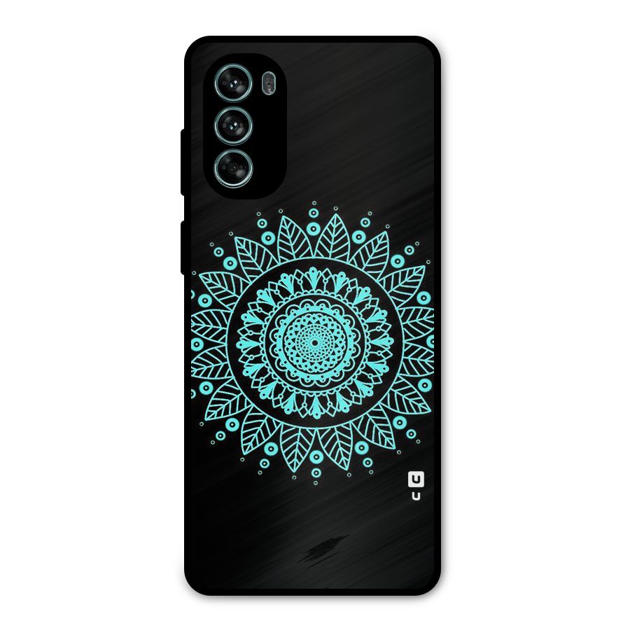 Circles Pattern Art Metal Back Case for Moto G62