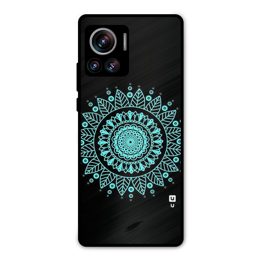 Circles Pattern Art Metal Back Case for Motorola Edge 30 Ultra