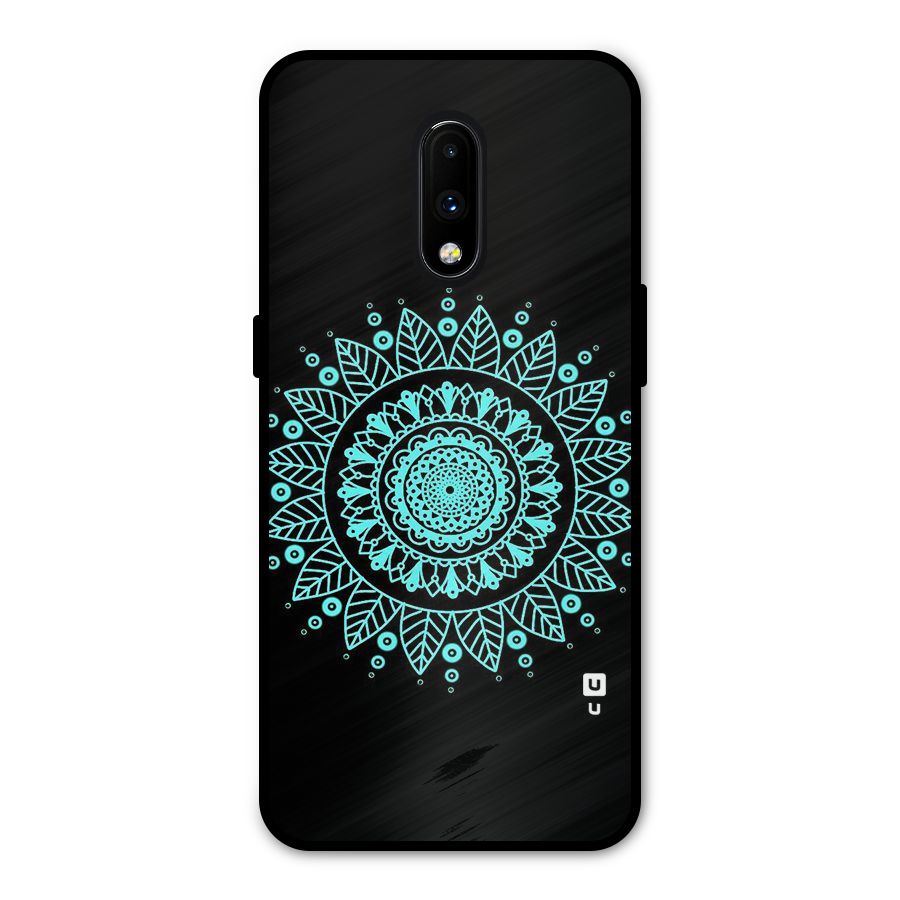 Circles Pattern Art Metal Back Case for OnePlus 7