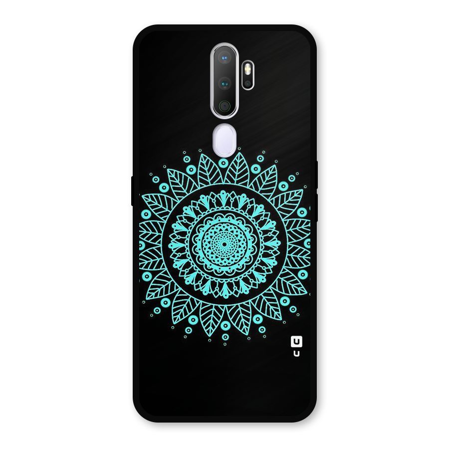 Circles Pattern Art Metal Back Case for Oppo A5 (2020)