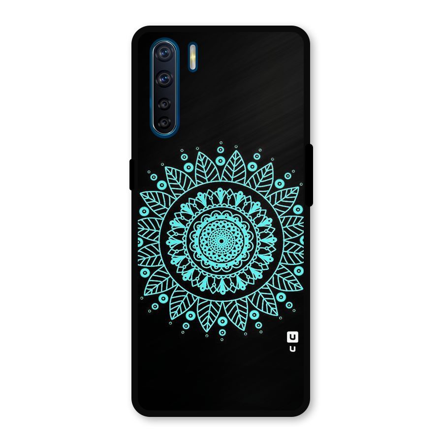 Circles Pattern Art Metal Back Case for Oppo F15