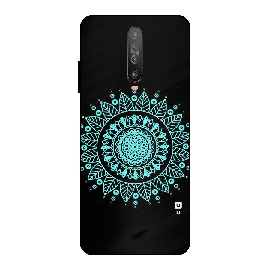 Circles Pattern Art Metal Back Case for Poco X2