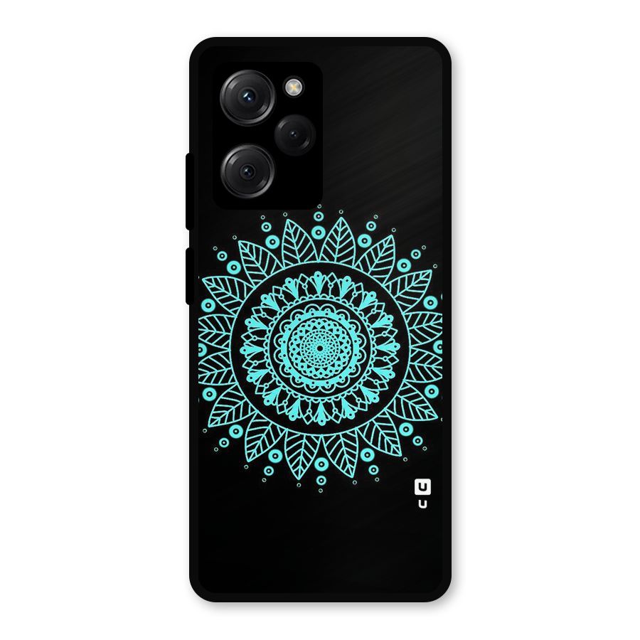 Circles Pattern Art Metal Back Case for Poco X5 Pro