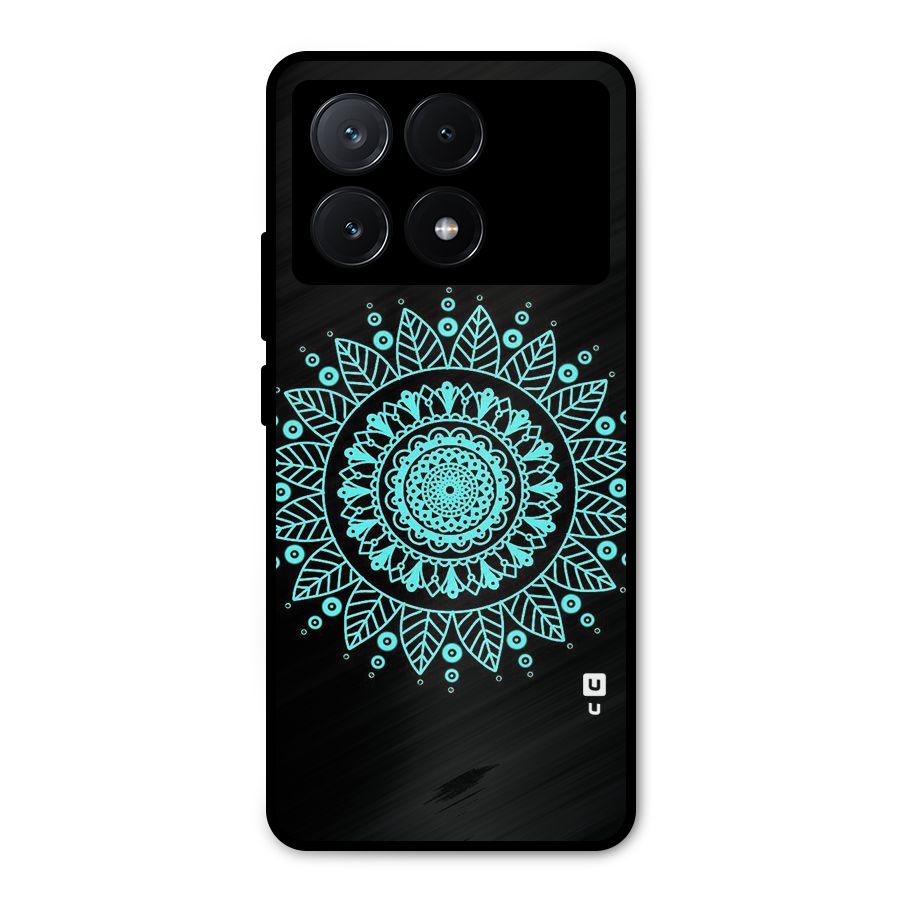 Circles Pattern Art Metal Back Case for Poco X6 Pro