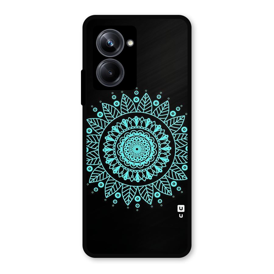 Circles Pattern Art Metal Back Case for Realme 10 Pro