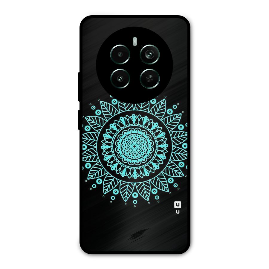 Circles Pattern Art Metal Back Case for Realme 12 Pro Plus