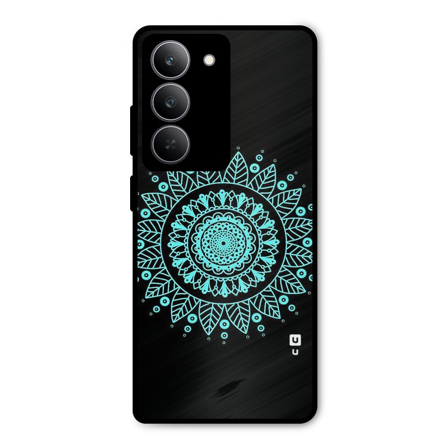 Circles Pattern Art Metal Back Case for Realme 14x