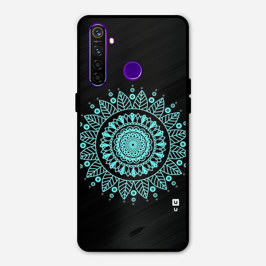 Circles Pattern Art Metal Back Case for Realme 5 Pro