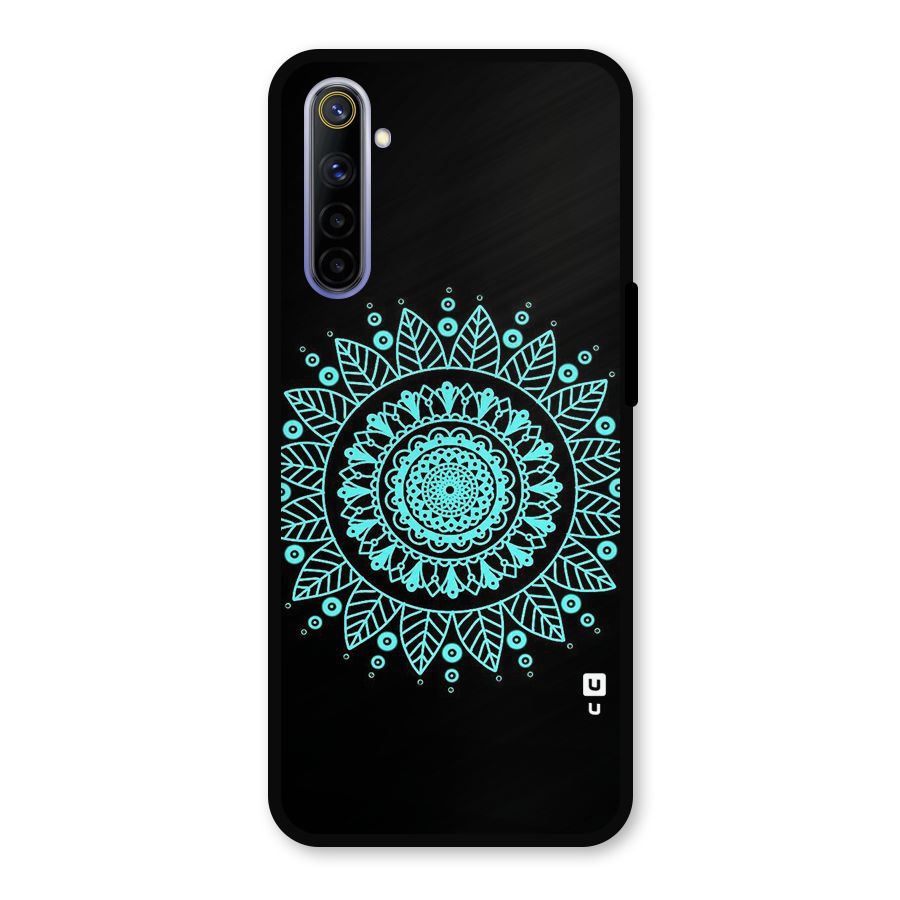 Circles Pattern Art Metal Back Case for Realme 6