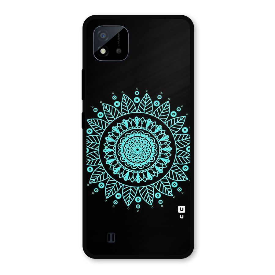Circles Pattern Art Metal Back Case for Realme C11 2021