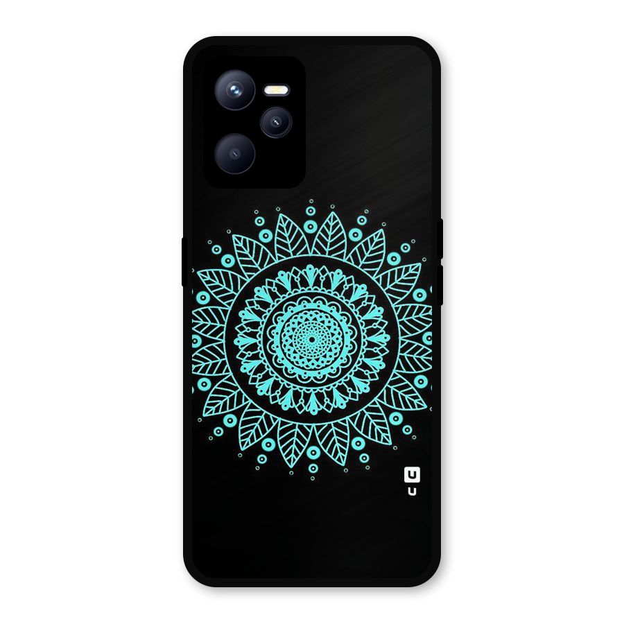 Circles Pattern Art Metal Back Case for Realme C35