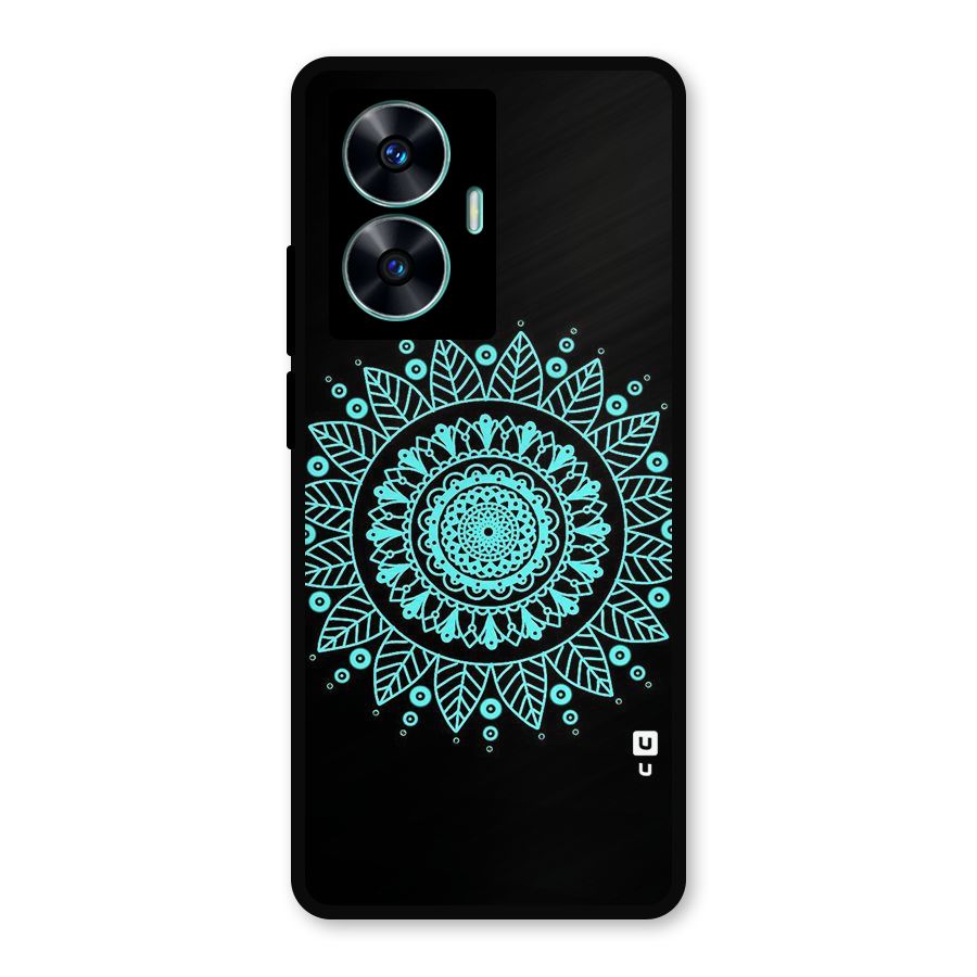 Circles Pattern Art Metal Back Case for Realme C55