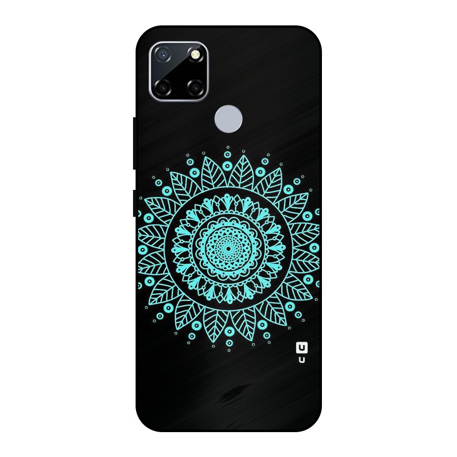 Circles Pattern Art Metal Back Case for Realme Narzo 20