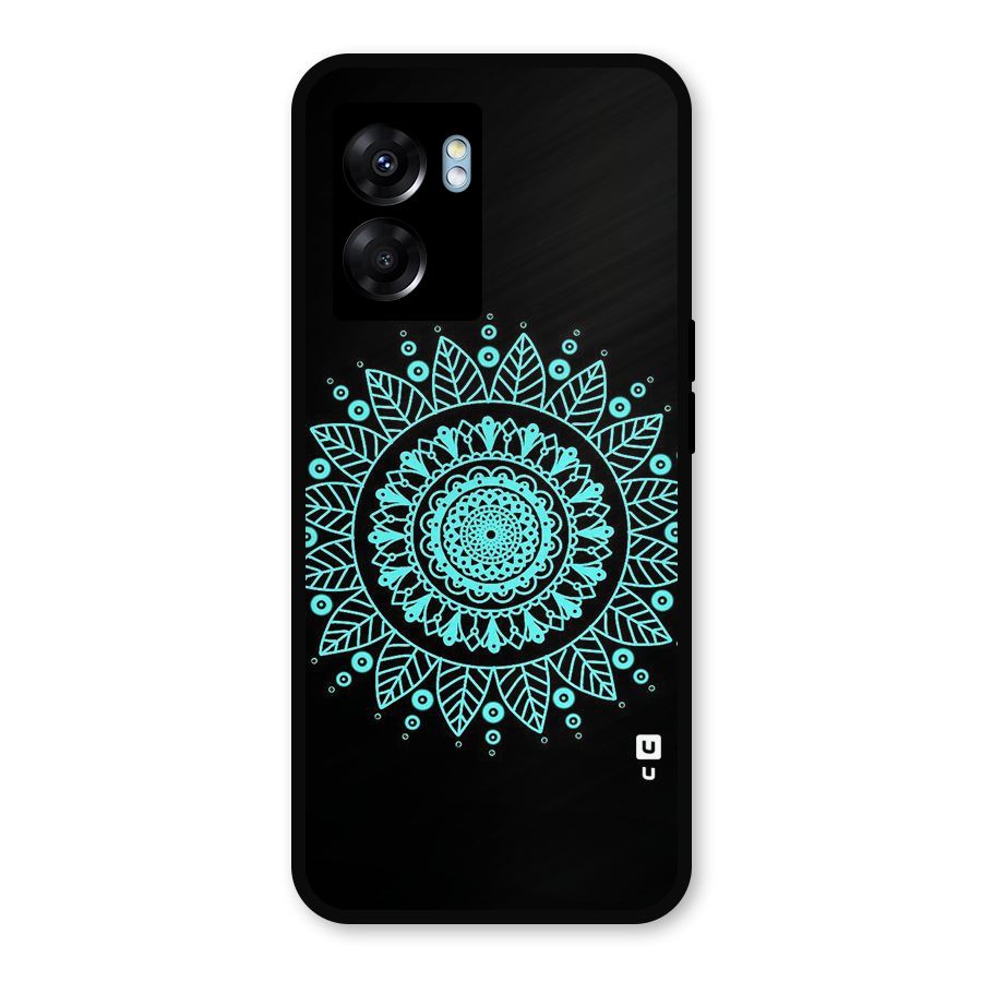 Circles Pattern Art Metal Back Case for Realme Narzo 50 5G