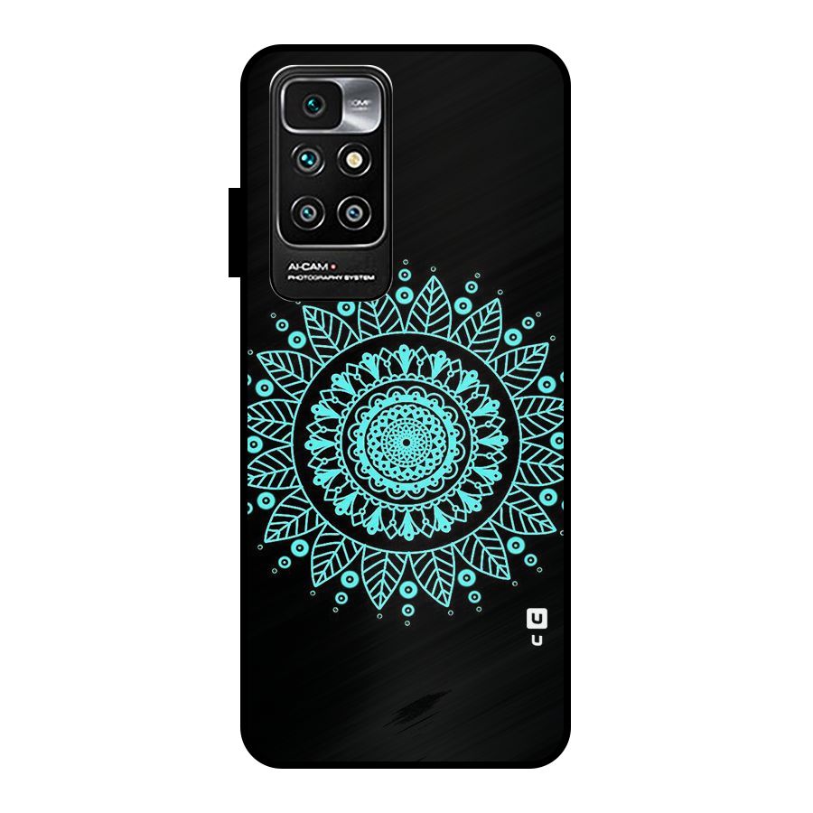 Circles Pattern Art Metal Back Case for Redmi 10 Prime