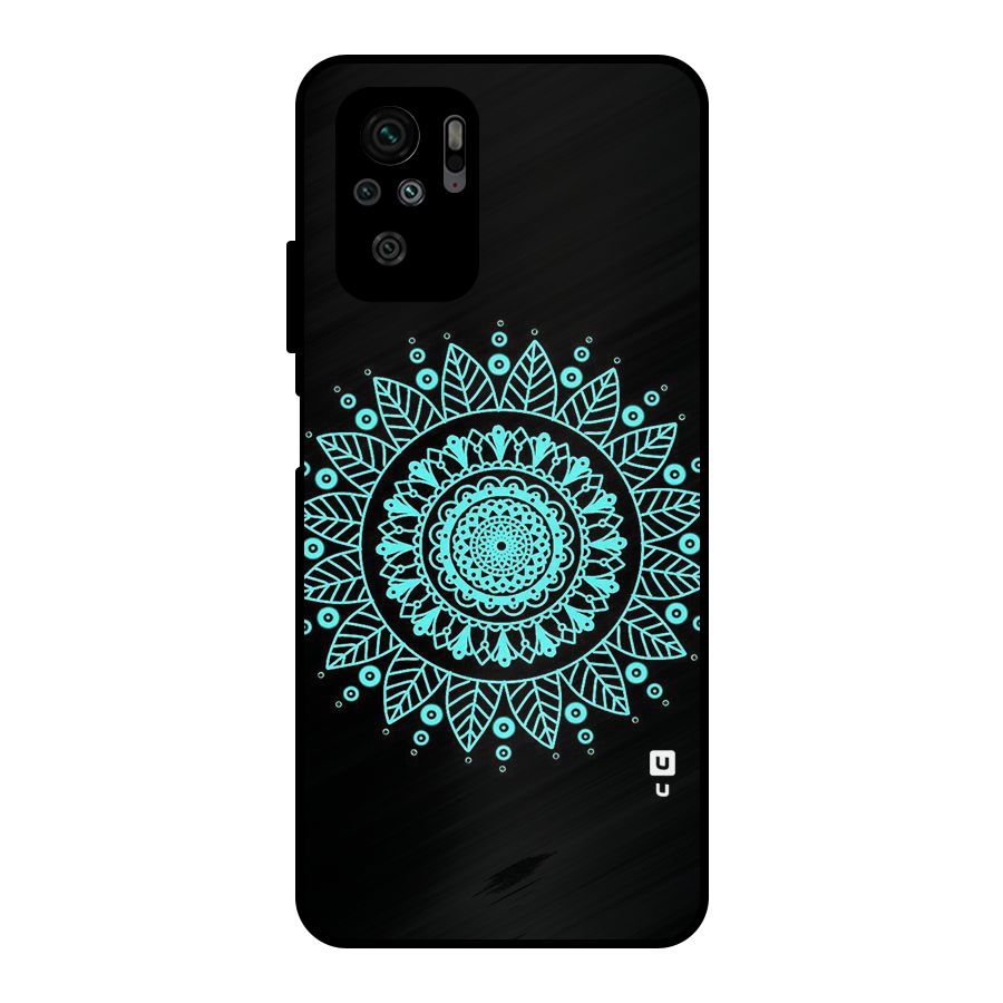 Circles Pattern Art Metal Back Case for Redmi Note 11 SE