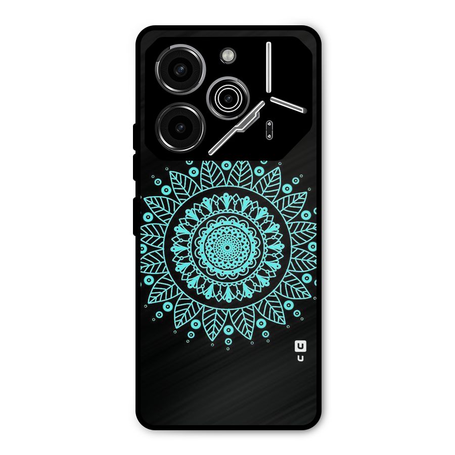Circles Pattern Art Metal Back Case for Tecno Pova 6 Pro