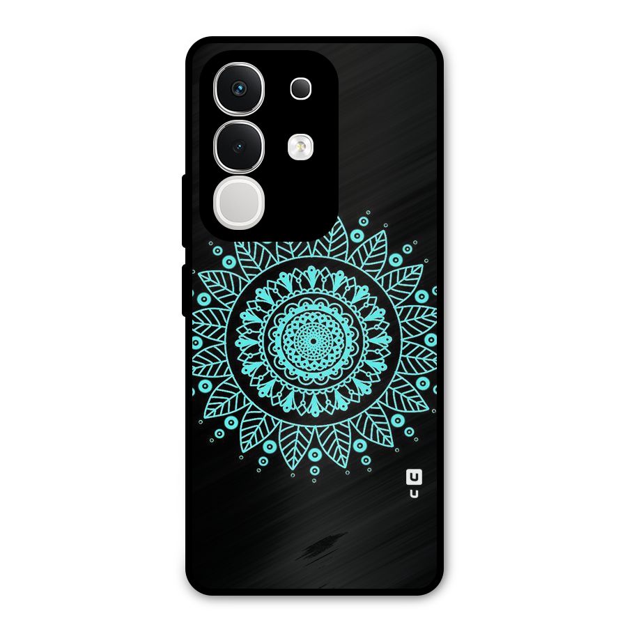 Circles Pattern Art Metal Back Case for Vivo T4x