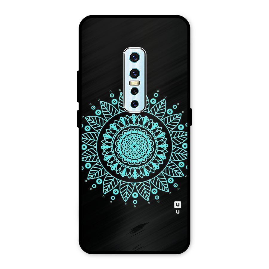 Circles Pattern Art Metal Back Case for Vivo V17 Pro