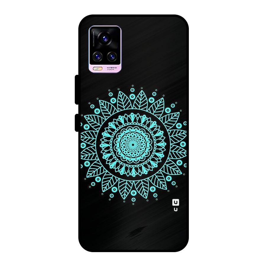 Circles Pattern Art Metal Back Case for Vivo V20 Pro