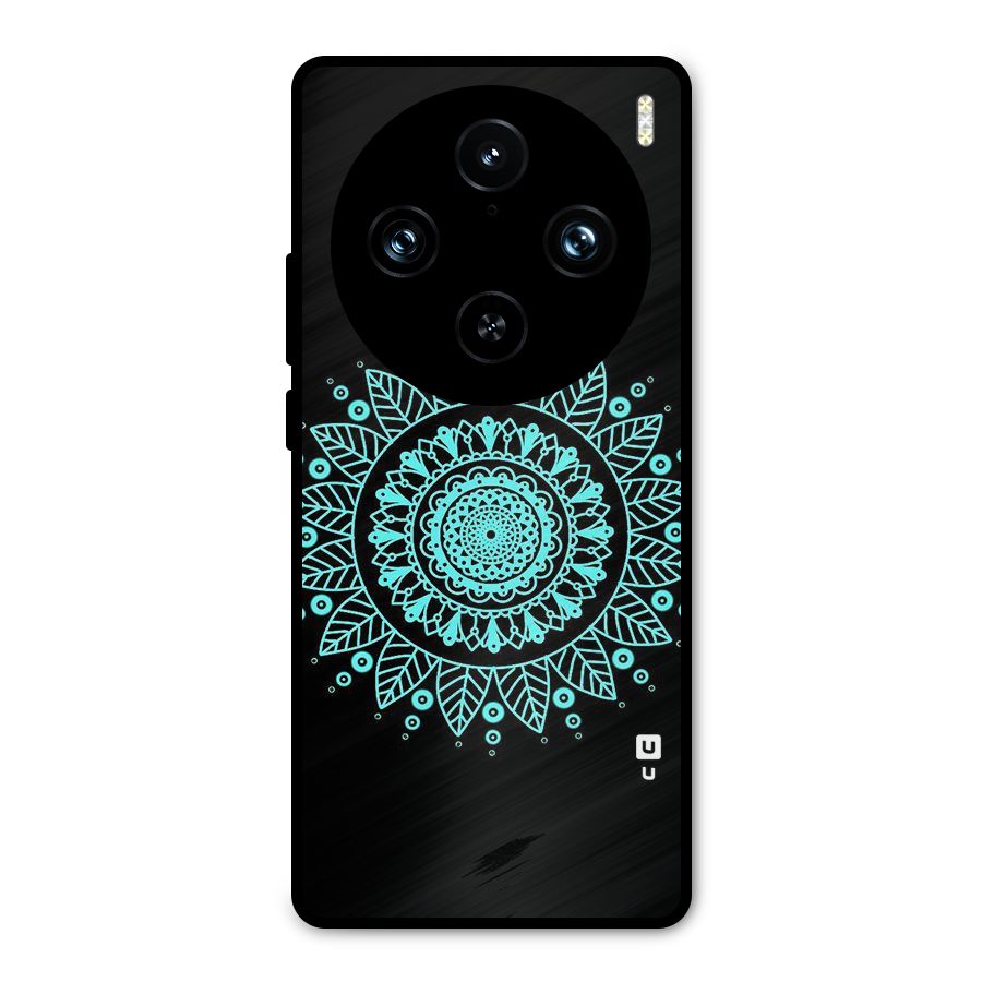 Circles Pattern Art Metal Back Case for Vivo X100 Pro