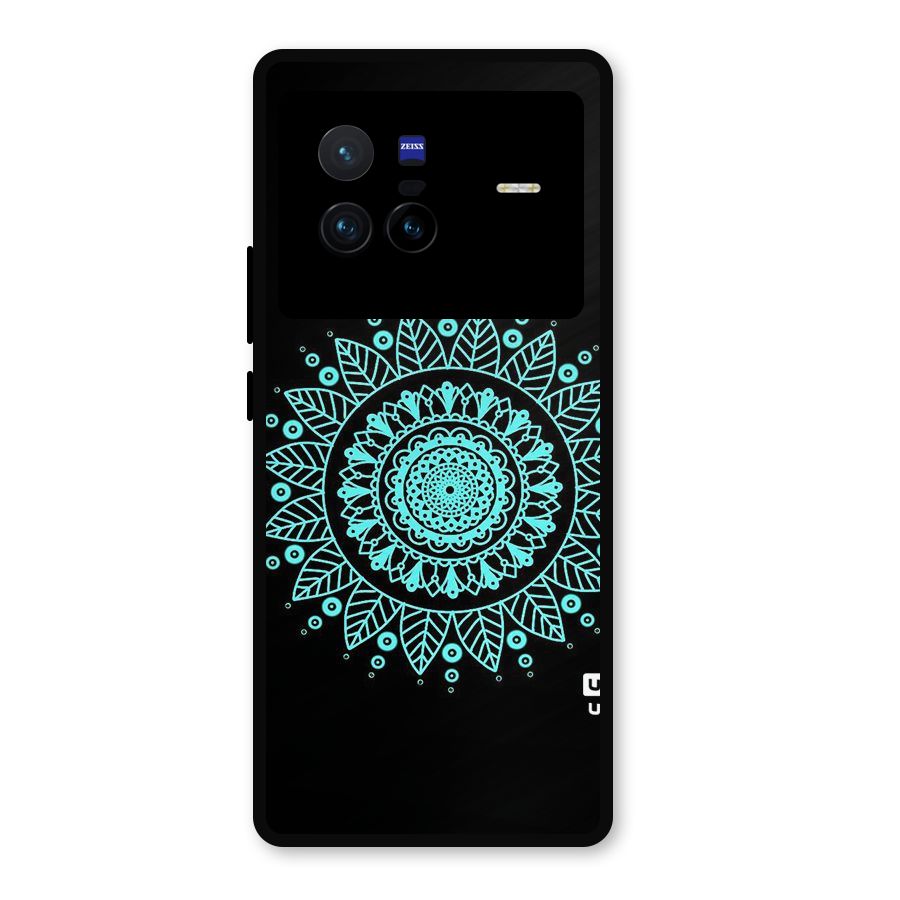 Circles Pattern Art Metal Back Case for Vivo X80