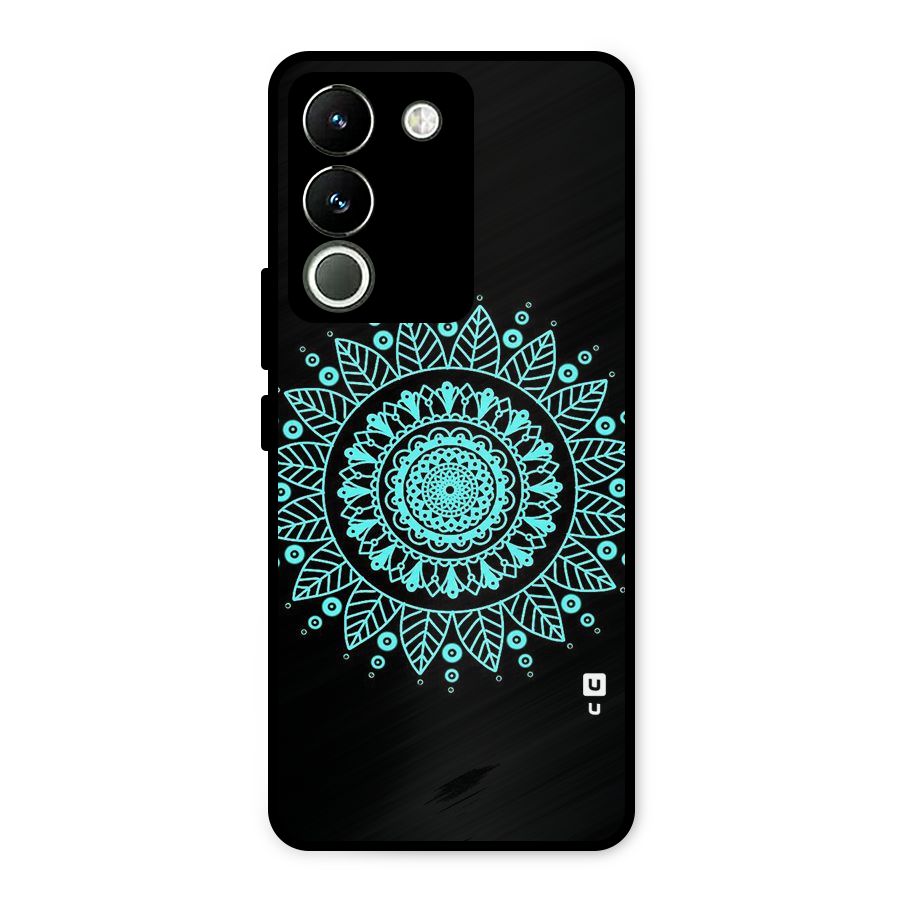 Circles Pattern Art Metal Back Case for Vivo Y200