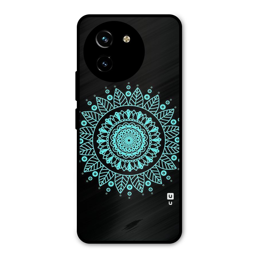 Circles Pattern Art Metal Back Case for Vivo Y200i
