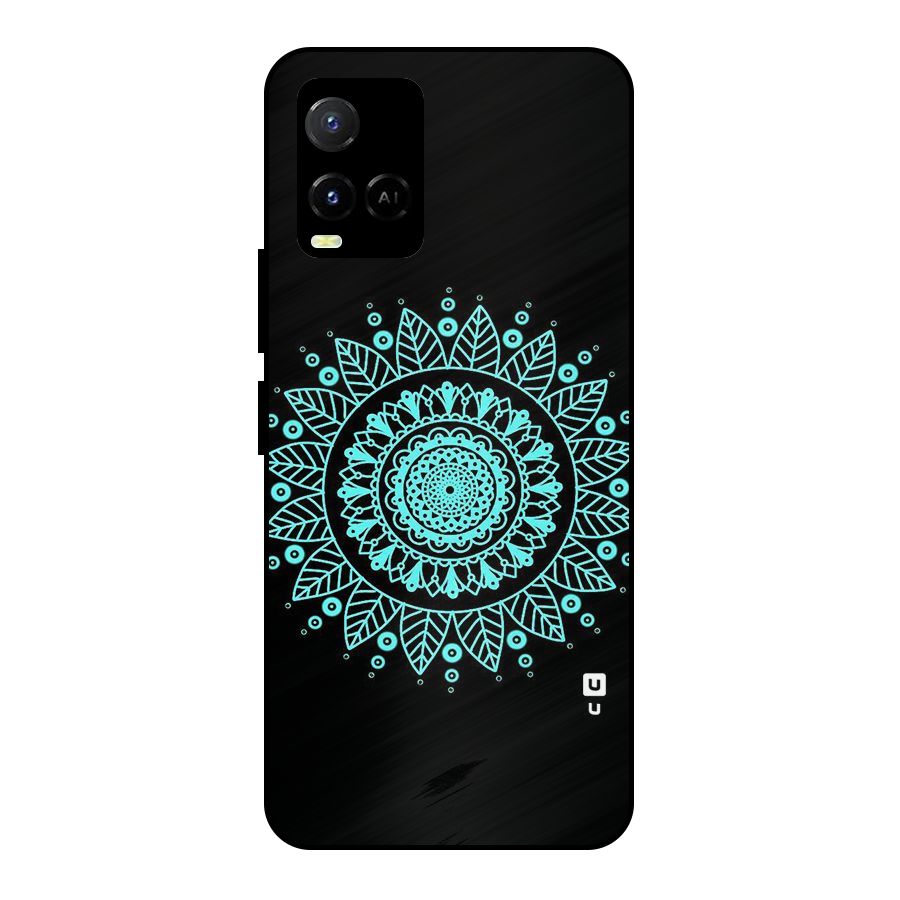 Circles Pattern Art Metal Back Case for Vivo Y21T