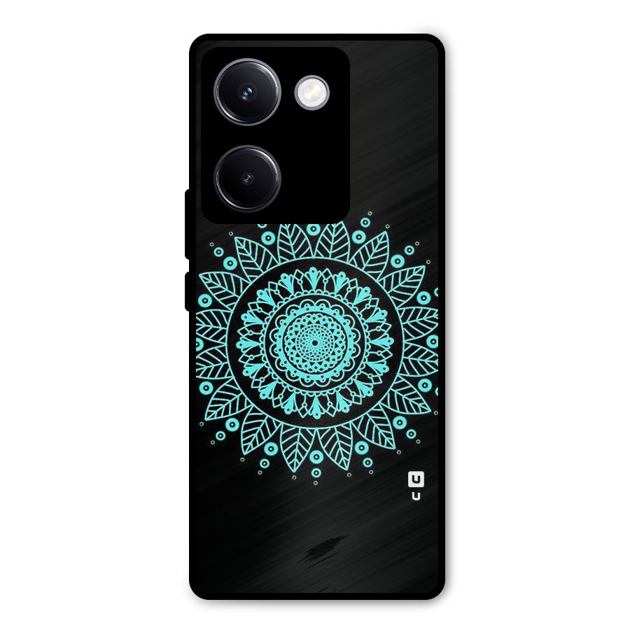 Circles Pattern Art Metal Back Case for Vivo Y300 Plus
