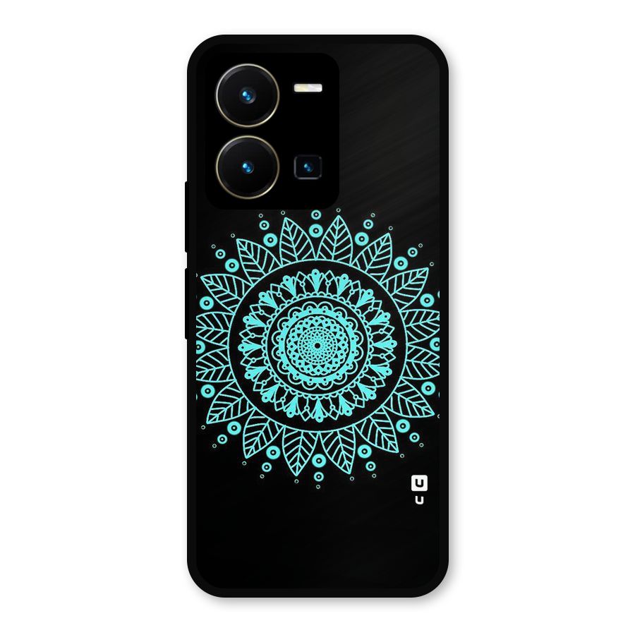 Circles Pattern Art Metal Back Case for Vivo Y35
