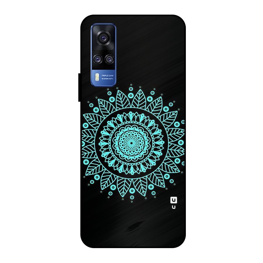 Circles Pattern Art Metal Back Case for Vivo Y51