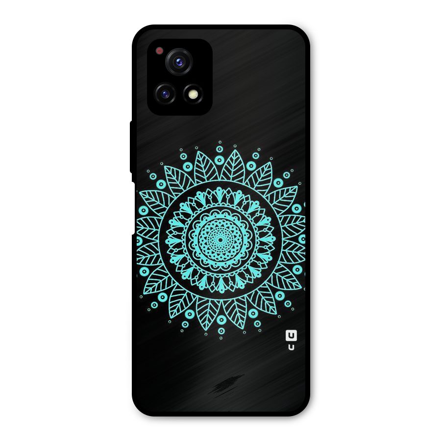 Circles Pattern Art Metal Back Case for Vivo Y72 5G