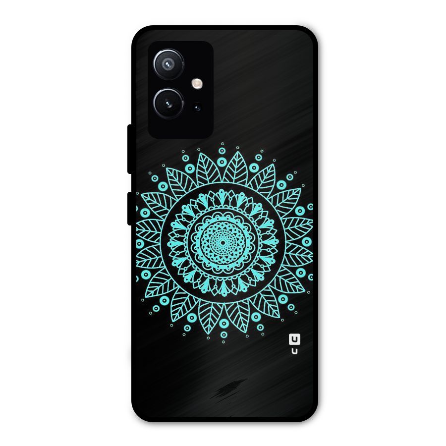 Circles Pattern Art Metal Back Case for Vivo Y75 5G