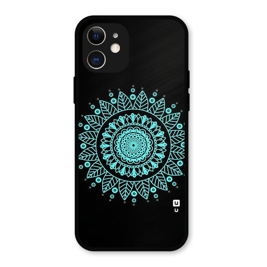 Circles Pattern Art Metal Back Case for iPhone 12