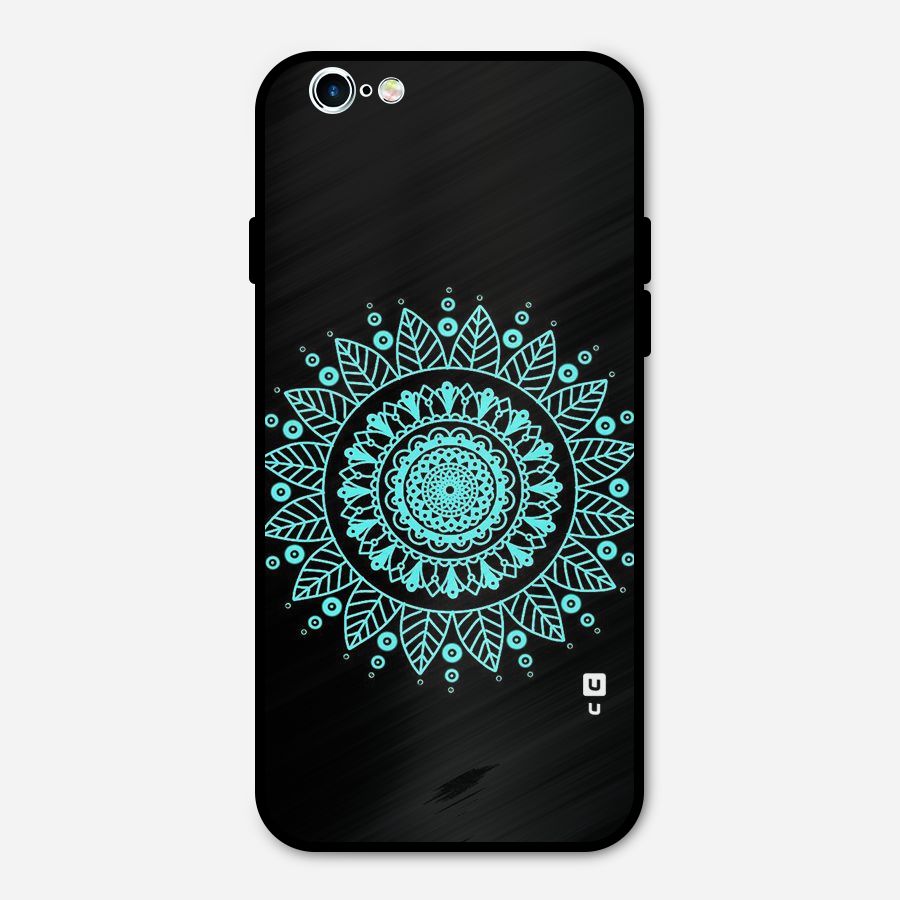 Circles Pattern Art Metal Back Case for iPhone 6 6s