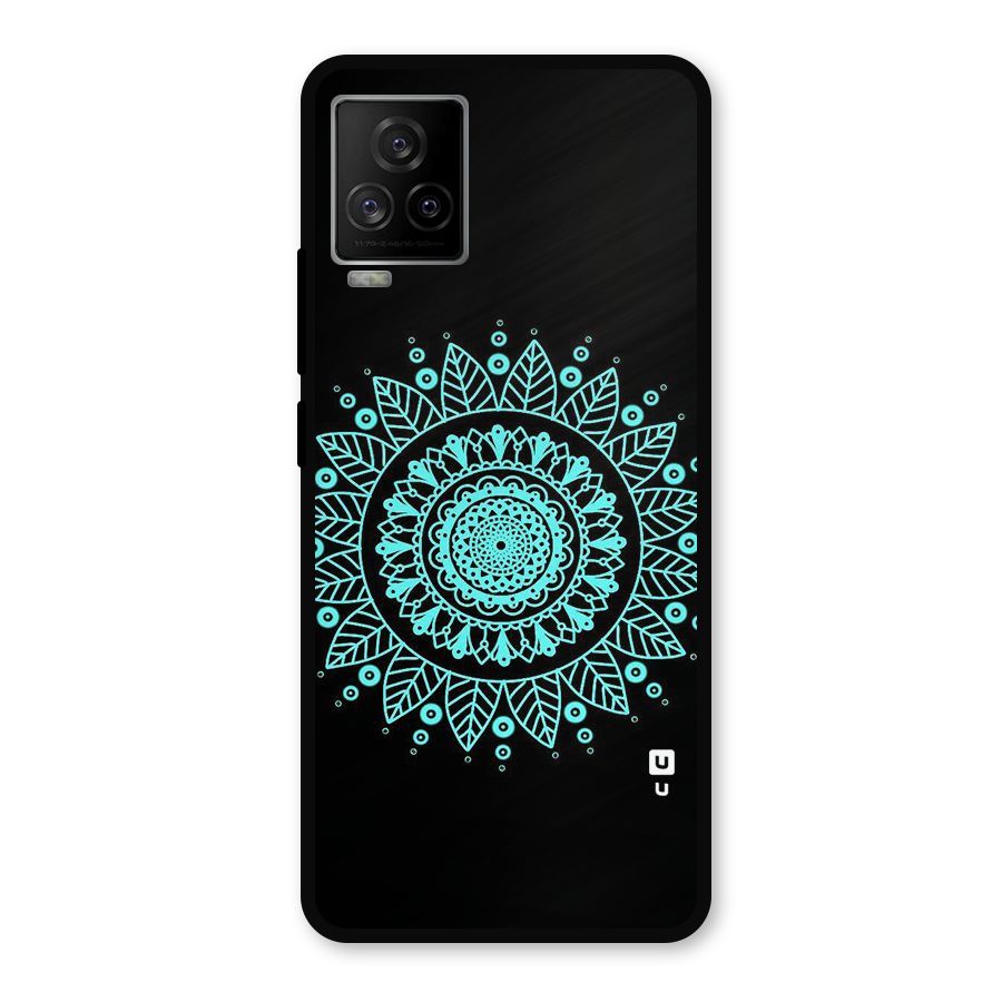 Circles Pattern Art Metal Back Case for iQOO 7 Legend 5G